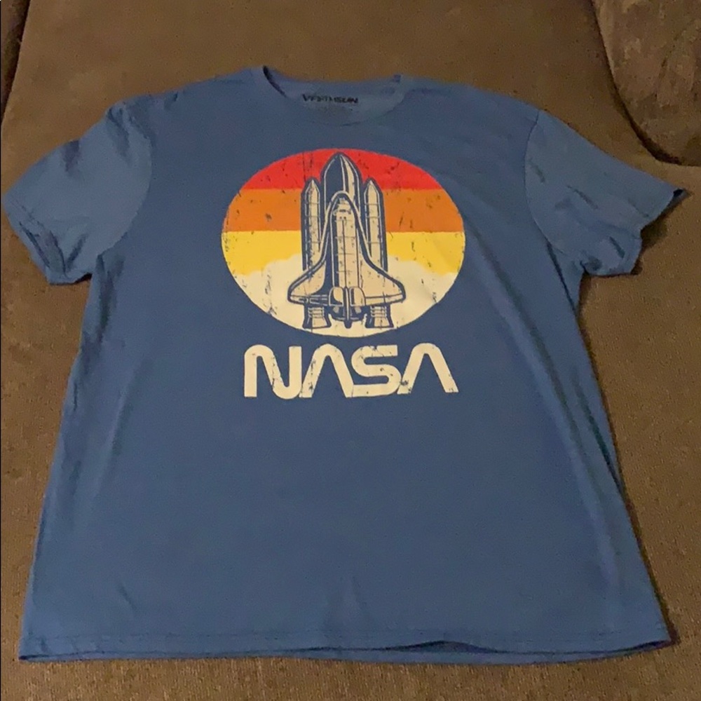 Blue NASA T-shirt L
